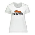 thumbnail image 1 of Inktastic Napping Dis Tew Much Daschund Weiner Dog Brown Women's Plus Size T-Shirt, 1 of 5