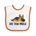 thumbnail image 1 of Inktastic Napping Dis Tew Much German Shepherd Boys or Girls Baby Bib, 1 of 4