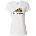 thumbnail image 1 of Inktastic Napping Dis Tew Much German Shepherd Women's T-Shirt, 1 of 5