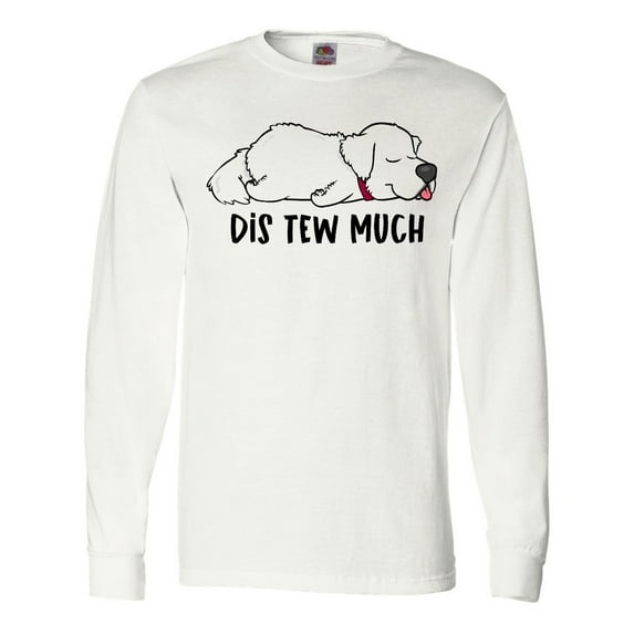 Inktastic Napping Dis Tew Much Great Pyrenees Long Sleeve T-Shirt