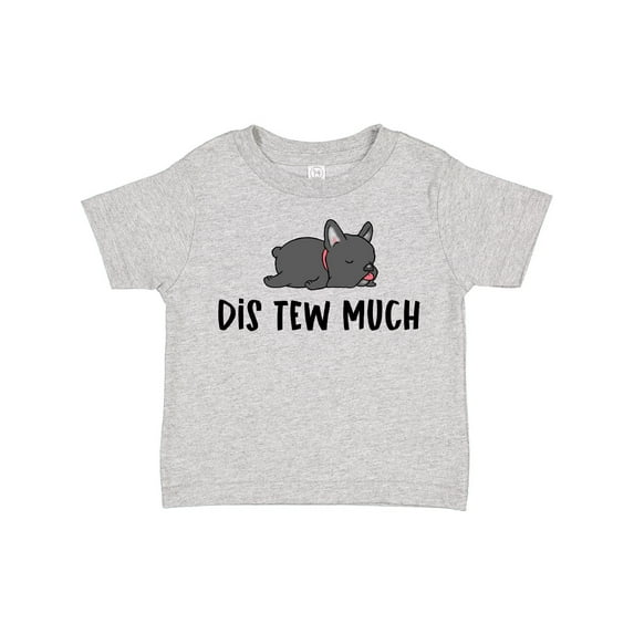 Inktastic Napping Dis Tew Much Grey Frenchie Boys or Girls Toddler T-Shirt