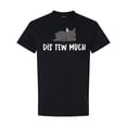 thumbnail image 1 of Inktastic Napping Dis Tew Much Grey Frenchie T-Shirt, 1 of 5