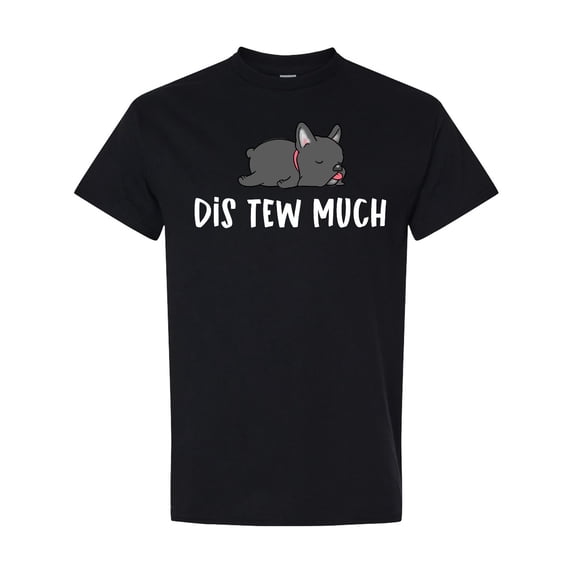Inktastic Napping Dis Tew Much Grey Frenchie T-Shirt