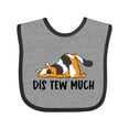 thumbnail image 1 of Inktastic Napping Dis Tew Much Longhair Calico Cat Boys or Girls Baby Bib, 1 of 4