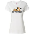 thumbnail image 1 of Inktastic Napping Dis Tew Much Longhair Calico Cat Women's T-Shirt, 1 of 5