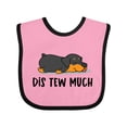thumbnail image 1 of Inktastic Napping Dis Tew Much Rottweiler Boys or Girls Baby Bib, 1 of 4