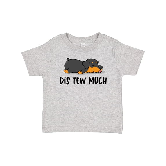 Inktastic Napping Dis Tew Much Rottweiler Boys or Girls Baby T-Shirt