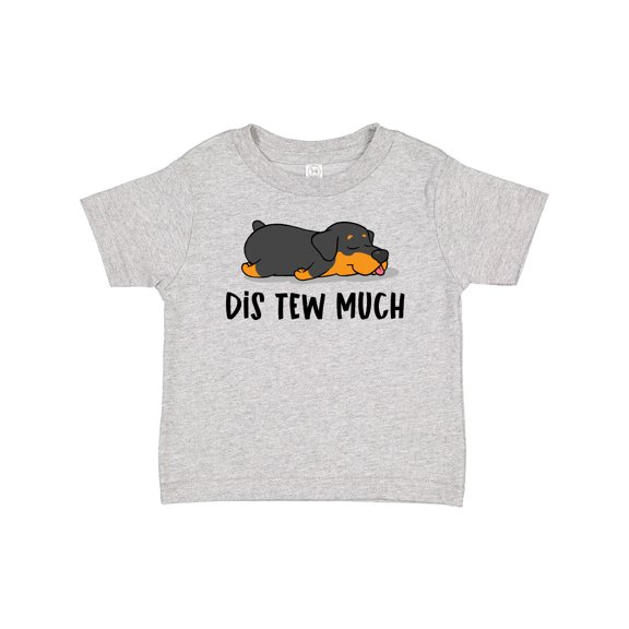 Inktastic Napping Dis Tew Much Rottweiler Boys or Girls Baby T-Shirt
