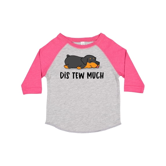 Inktastic Napping Dis Tew Much Rottweiler Boys or Girls Toddler T-Shirt