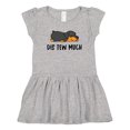 thumbnail image 1 of Inktastic Napping Dis Tew Much Rottweiler Girls Toddler Dress, 1 of 5