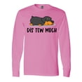 thumbnail image 1 of Inktastic Napping Dis Tew Much Rottweiler Long Sleeve T-Shirt, 1 of 5