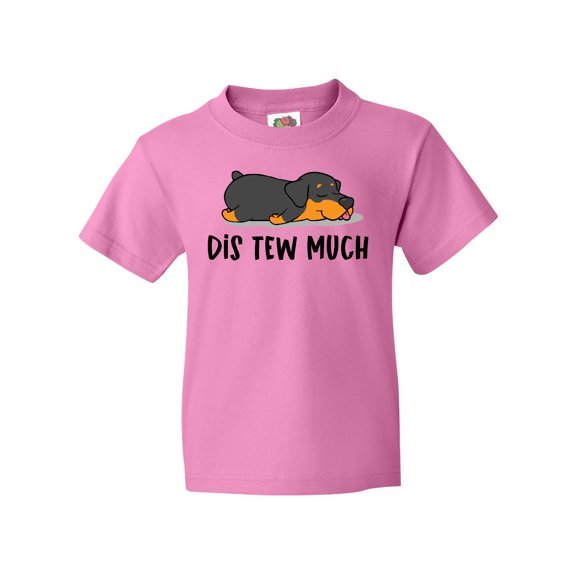 Inktastic Napping Dis Tew Much Rottweiler Youth T-Shirt