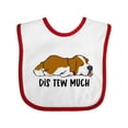 thumbnail image 1 of Inktastic Napping Dis Tew Much St. Bernard Boys or Girls Baby Bib, 1 of 4