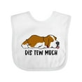 thumbnail image 1 of Inktastic Napping Dis Tew Much St. Bernard Boys or Girls Baby Bib, 1 of 4