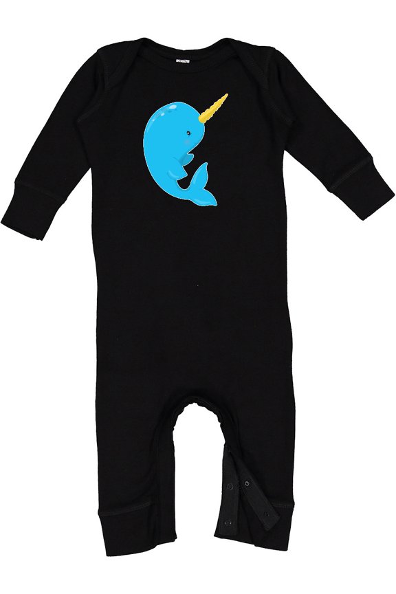 Narwhal Baby Romper Coveralls