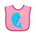 thumbnail image 1 of Inktastic Narwhal Boys or Girls Baby Bib, 1 of 4