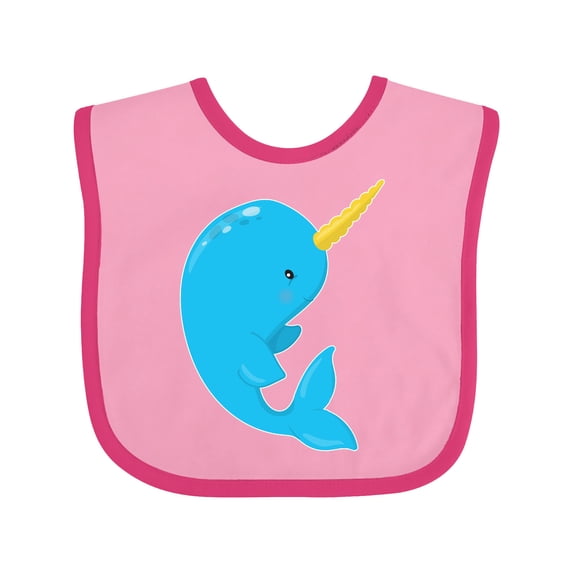 Inktastic Narwhal Boys or Girls Baby Bib