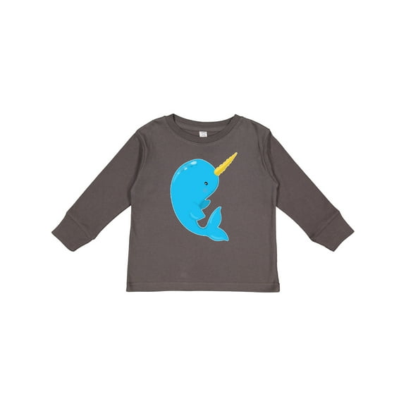 Inktastic Narwhal Boys or Girls Long Sleeve Toddler T-Shirt