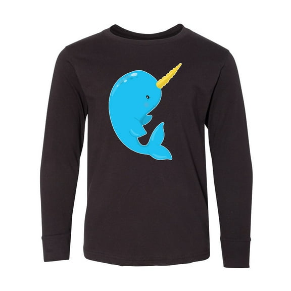 Inktastic Narwhal Long Sleeve Youth T-Shirt
