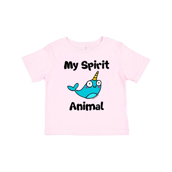 Inktastic Narwhal is My Spirit Animal Boys or Girls Toddler T-Shirt