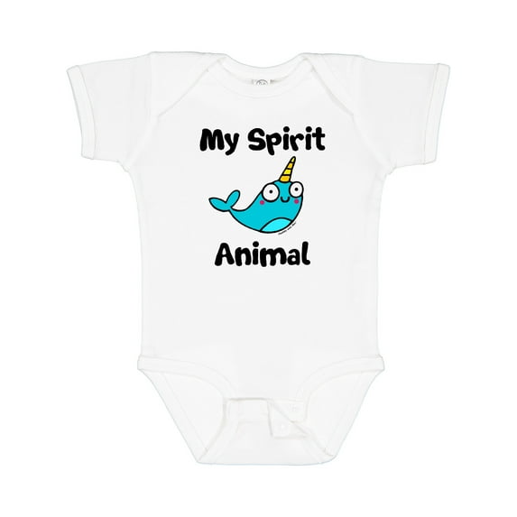 Inktastic Narwhal is my Spirit Animal Boys or Girls Baby Bodysuit