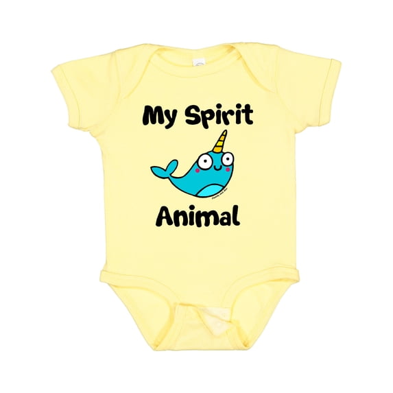 Inktastic Narwhal is my Spirit Animal Boys or Girls Baby Bodysuit