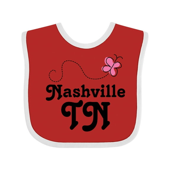 Inktastic Nashville Girls Baby Bib