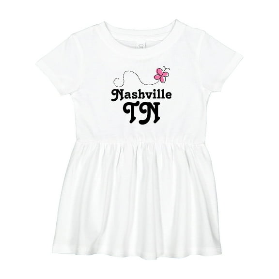 Inktastic Nashville Girls Baby Dress