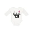 thumbnail image 1 of Inktastic Nashville Girls Long Sleeve Baby Bodysuit, 1 of 5