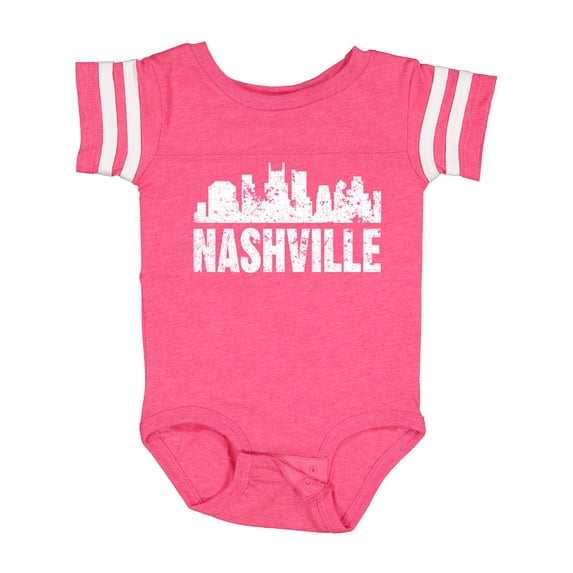 Inktastic Nashville Skyline Grunge Boys or Girls Baby Bodysuit