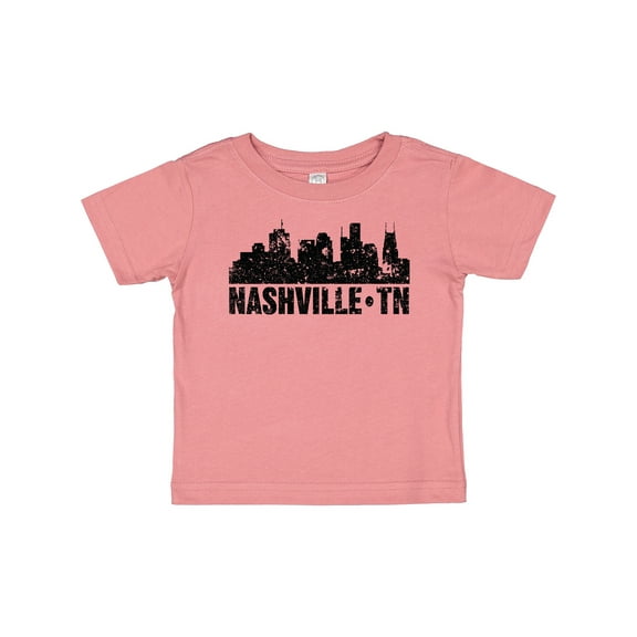 Inktastic Nashville Skyline Grunge Boys or Girls Baby T-Shirt