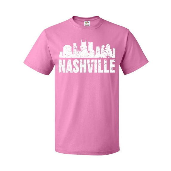 Inktastic Nashville Skyline Grunge T-Shirt
