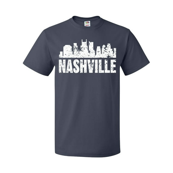 Inktastic Nashville Skyline Grunge T-Shirt
