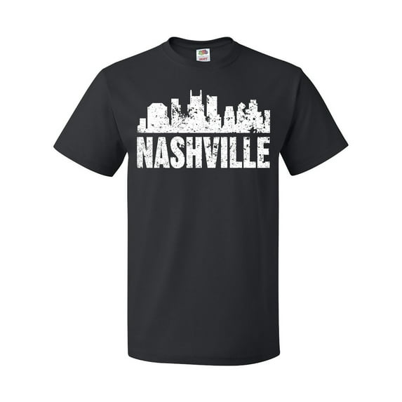 Inktastic Nashville Skyline Grunge T-Shirt