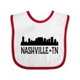 thumbnail image 1 of Inktastic Nashville Tennessee City Skyline Boys or Girls Baby Bib, 1 of 4