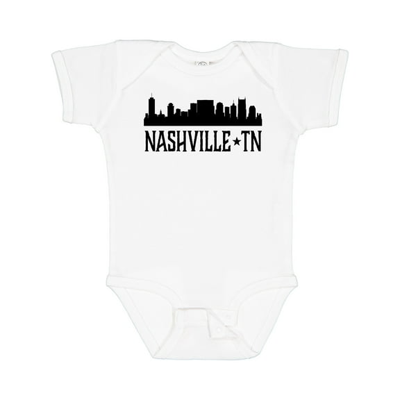 Inktastic Nashville Tennessee City Skyline Boys or Girls Baby Bodysuit
