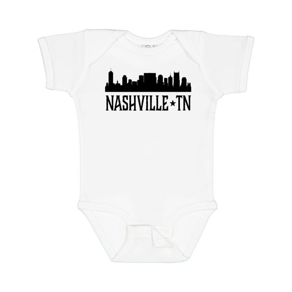 Inktastic Nashville Tennessee City Skyline Boys or Girls Baby Bodysuit
