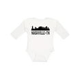 thumbnail image 1 of Inktastic Nashville Tennessee City Skyline Boys or Girls Long Sleeve Baby Bodysuit, 1 of 5