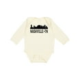 thumbnail image 1 of Inktastic Nashville Tennessee City Skyline Boys or Girls Long Sleeve Baby Bodysuit, 1 of 5