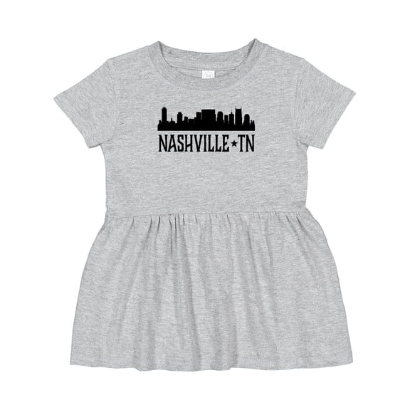 Inktastic Nashville Tennessee City Skyline Girls Baby Dress