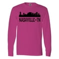 thumbnail image 1 of Inktastic Nashville Tennessee City Skyline Long Sleeve T-Shirt, 1 of 5