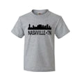 thumbnail image 1 of Inktastic Nashville Tennessee City Skyline Youth T-Shirt, 1 of 5