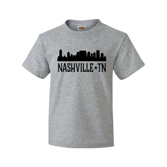 Inktastic Nashville Tennessee City Skyline Youth T-Shirt
