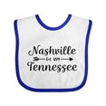 thumbnail image 1 of Inktastic Nashville Tennessee Est.1779 Boys or Girls Baby Bib, 1 of 4