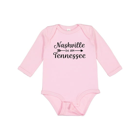 Inktastic Nashville Tennessee Est.1779 Boys or Girls Long Sleeve Baby Bodysuit