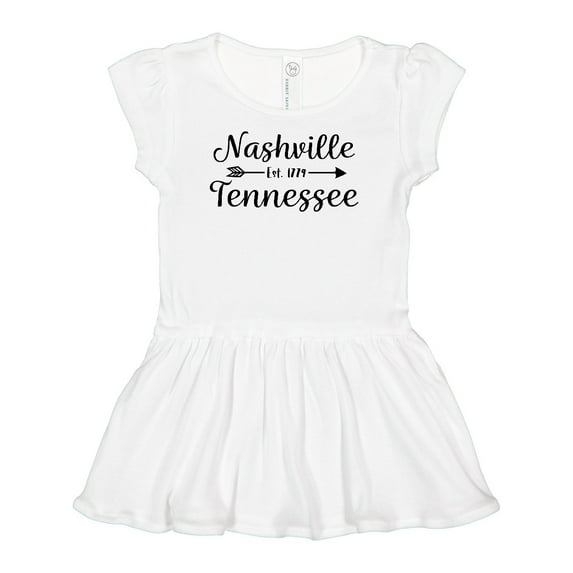 Inktastic Nashville Tennessee Est.1779 Girls Baby Dress