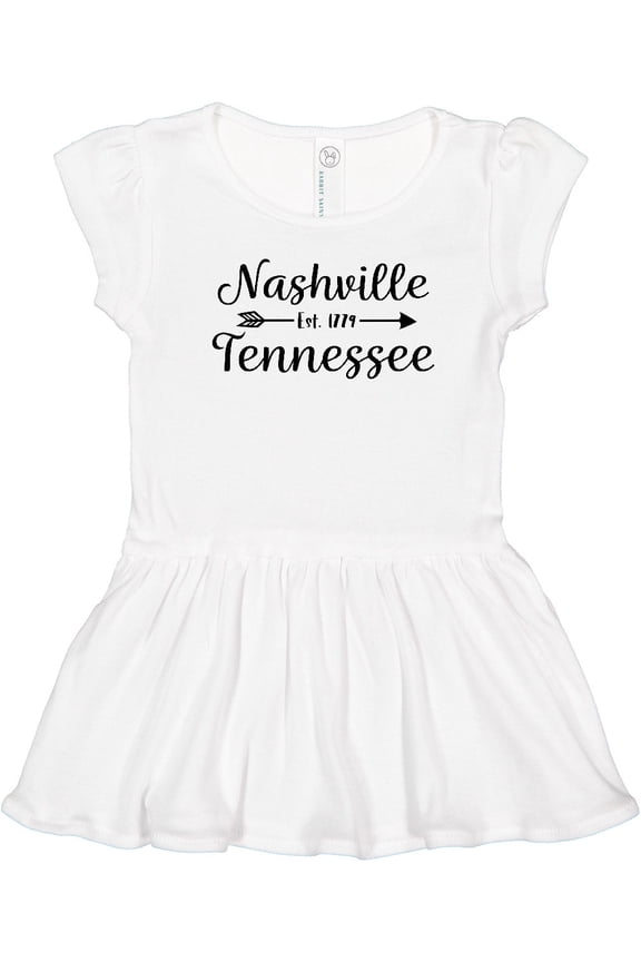 Nashville Tennessee Est.1779 Girls Toddler Dress