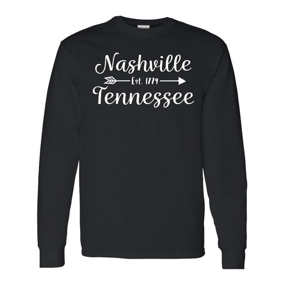 Inktastic Nashville Tennessee Est.1779 Long Sleeve T-Shirt