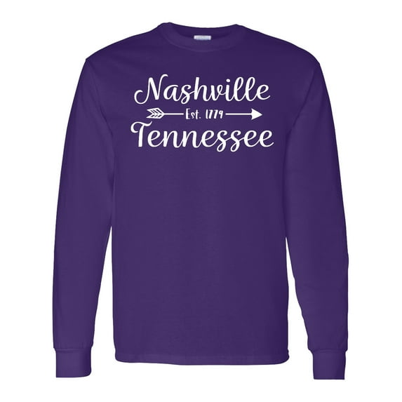 Inktastic Nashville Tennessee Est.1779 Long Sleeve T-Shirt