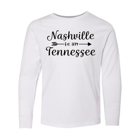 Inktastic Nashville Tennessee Est.1779 Long Sleeve Youth T-Shirt